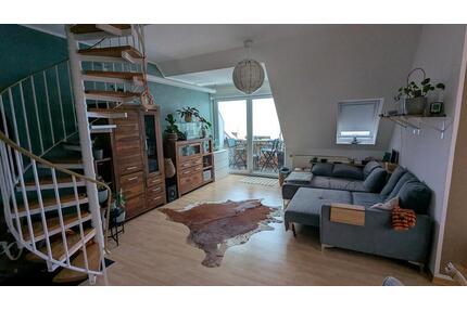 3 Zimmer Maisonette - 2 Balkone und Blick über die Stadt Weimar