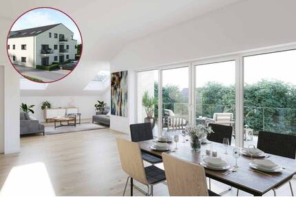 Neubau-Penthouse im grünen Tostedt! Aufzug, Balkon & Nachhaltigkeitsstandard - Tostedt / Todtglüsingen