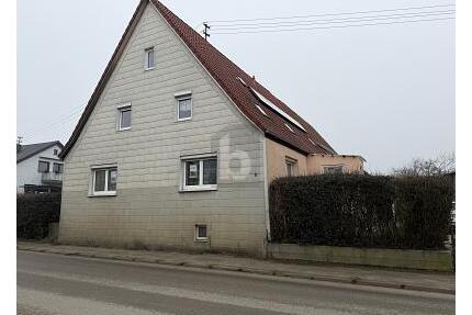 GROßE SCHEUNE, GARAGE & WOHNEN AUF VIEL GRUND - Sontheim an der Brenz