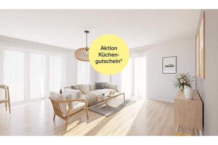 Sofort bezugsfertige komfortable 3-Zimmer-Wohnung mit bodentiefen Fenstern - Hasloh