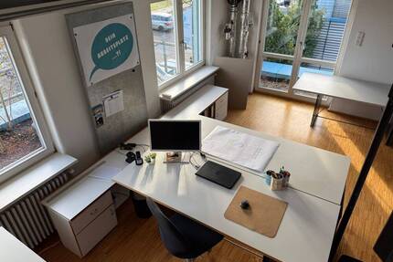 Heller Büroraum zur Untermiete mit Dachterrasse - modernes Gemeinschaftsbüro - Böblingen