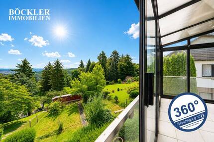 Wohnen mit Wintergarten und unverbautem Panoramablick - Pforzheim Büchenbronn