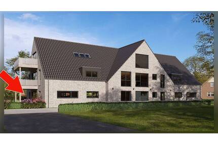 Neubauwohnung mit Gartenanteil - ruhige Lage, klare Architektur - Borken