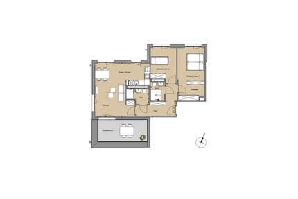 Wohnung zum Mieten in Leverkusen 1.256,00 € 84 m²