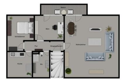 3 Zimmer 100qm Dachgeschosswohnung in Hoykenkamp zu vermieten! - Ganderkesee