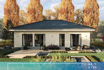 Modernes Effizienzhaus 55 - Bungalow mit ca. 1.090 m² Grundstück - Jettenbach