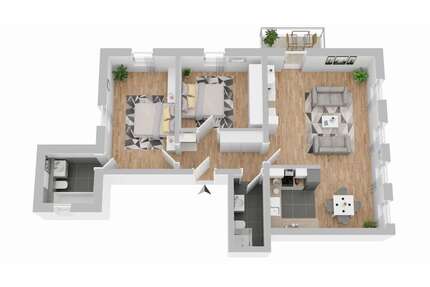 Wohnung zum Mieten in Dresden 999,00 € 83.28 m²