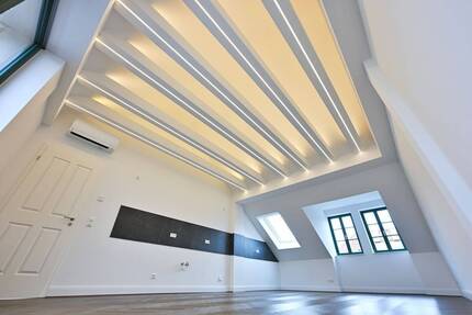 Außergewöhnlich! + Erstbezug + Klima + Fußbodenheizung + Dachloggia + tolles Bad + LED-Licht - Leipzig Altlindenau