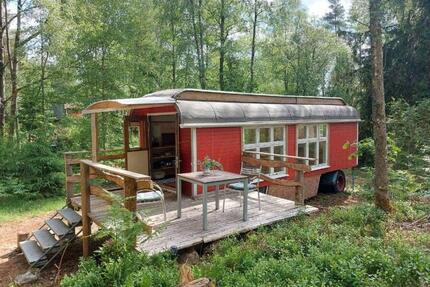 Süd Schweden Zirkuswagen Tiny House Ferienhaus am See Natur Pur - Sinsheim