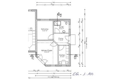 2-Raum Whg. in Wieck ab 01.07.26, ca. 56-57 qm, zu vermieten - Prerow
