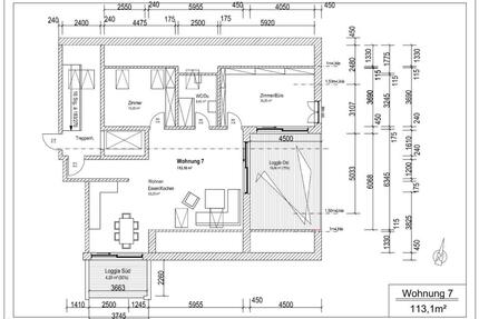 Neubau - Hochwertige Wohnung mit Loggia und Balkon - Medlingen