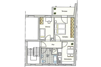 Wohnung zum Mieten in Sankt Georgen im Schwarzwald 450,00 € 52 m²