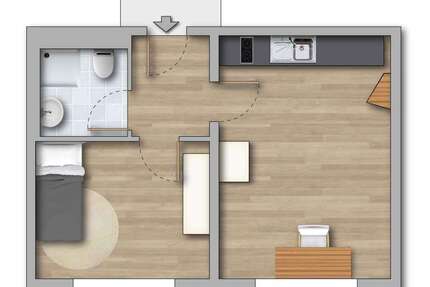 Wohnung zum Mieten in Greifswald 325,25 € 32.5 m²