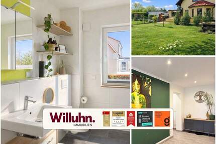 2019 teilsaniert! Teilw. Fußbodenheizung | Tageslichtbad + WC | Einbauküche | Garage - Brandis