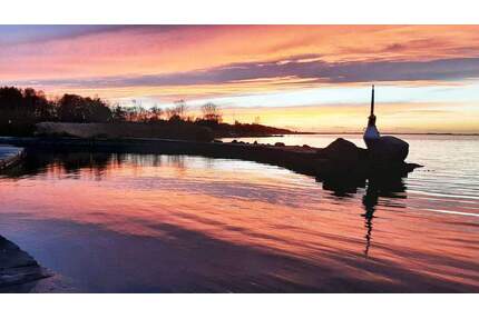 Wochenend- & Ferienhaus im Finnhütten-Stil am privaten Boddenhafen - Ribnitz-Damgarten OT Langendamm