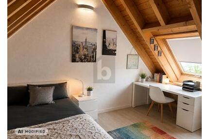 RUHIGE MAISONETTE MIT LOGGIA UND KAMINOFEN - Korntal-Münchingen