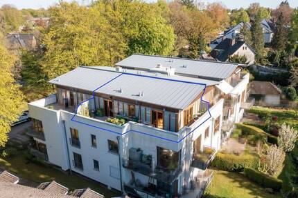 Modern und effizient - exklusive Dachterrassenwohnung mit Blick ins Grüne! - Hamburg Rahlstedt