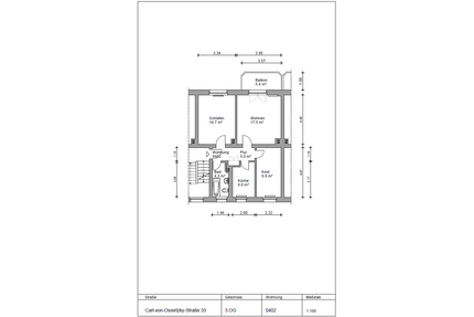 Wohnung zum Mieten in Gotha 362,00 € 60.3 m²