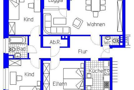 Wohnung zum Mieten in Minden 659,00 € 87.26 m²