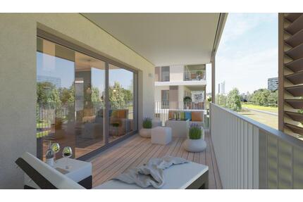Energieeffizienter KfW 40 Neubau - Erstbezugswohnung mit 2 Bädern & großem Balkon - Leipzig Mitte