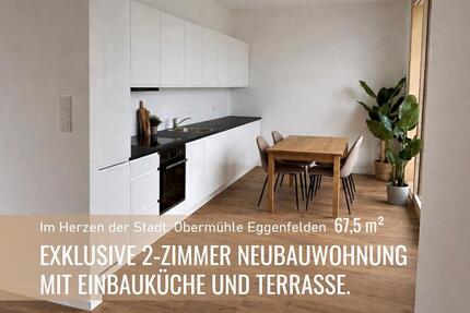 Exklusive 2-Zimmer Neubauwohnung mit Einbauküche & Terrasse, 68m2 - Eggenfelden