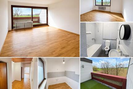Helle 2-Zimmer-Wohnung mit großer Terrasse & Weitblick - Töging am Inn