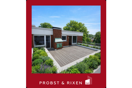 Exklusive Wohnung mit großer Dachterrasse, Kamin und Sauna - Hamburg Eißendorf