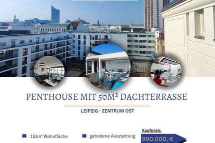 Wohnung zum Kaufen in Leipzig Leipzig Zentrum-Ost 990.000,00 € 151.33 m² - Leipzig / Leipzig Zentrum-Ost