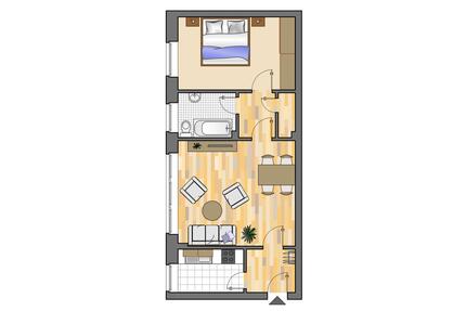 renovierte 2 Zimmer für Senioren - Dorsten