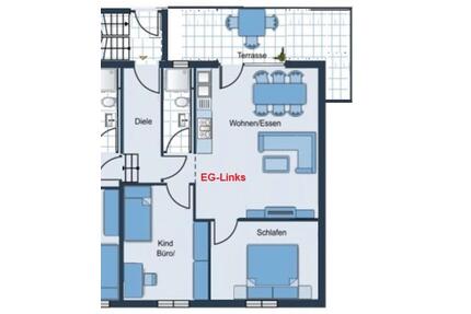 3 zi Wohnung mit Terrasse in Kornwestheim