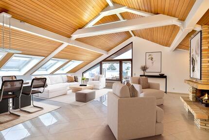 Traumhafte Penthouse - Wohnung mit 3 Dachterrassen und Kamin - Schwieberdingen