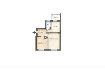 Wohnung zum Kaufen in Frankfurt 389.000,00 € 62 m²