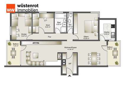 Wohnung zum Kaufen in Aalen 298.000,00 € 107 m²