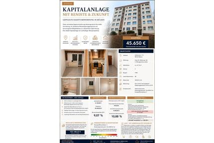 Wohnung 9,06% Bruttorendite - 46.500,00&nbsp;EUR Kaufpreis, ca.&nbsp; 67,00&nbsp;m&sup2; in Mülsen (PLZ: 08132)