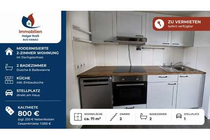 Wohnung zum Mieten in Hanau 800,00 € 71 m²