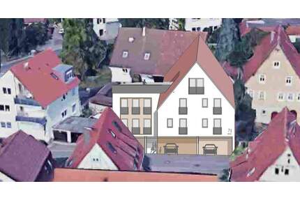 Aichtal-Aich: MFH-Projekt mit Baugenehmigung - 7 WE - 464,79 m² Wfl - 7 Carports - provisionsfrei