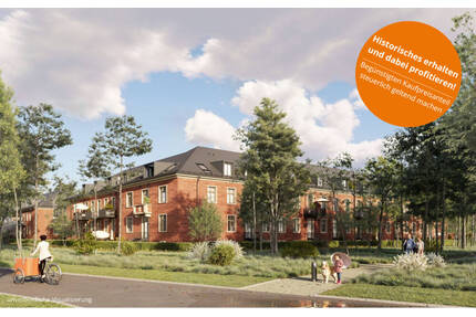 4 Zimmer-Wohnung mit ca. 114m², Hauswirtschaftsraum, Gäste-WC und Balkon barrierefrei - Potsdam Krampnitz