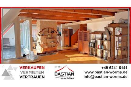Setzen Sie zum Höhenflug an: Maisonette - DG - ca. 112 m² Wfl. - kein Aufzug! - Zentrumslage! - Worms Innenstadt