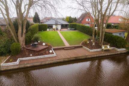 Rarität in Toplage: Einzigartiger Bungalow mit privatem Wasserzugang - Hinte