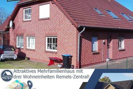 Attraktives Mehrfamilienhaus mit drei Wohneinheiten in zentraler Lage von Remels! - Uplengen