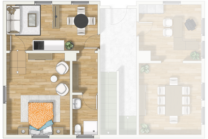 Wohnung zum Mieten in Bad Laasphe 351,00 € 30.02 m²