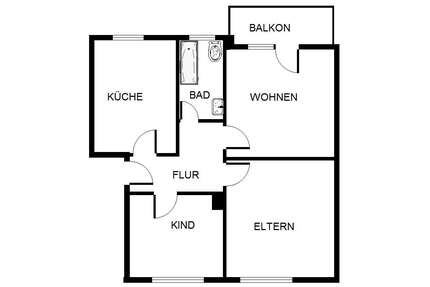 Wohnung zum Mieten in Gelsenkirchen 479,00 € 66.96 m²