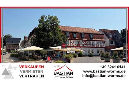 Historisches Gebäude - geschichtsträchtiger Ort: Wohn-Geschäftshaus im Schatten der Königshalle! - Lorsch