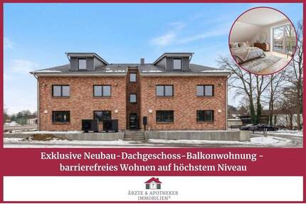 Stilvolle Neubau-Dachgeschoss-Balkonwohnung - exklusiv wohnen mit besonderem Flair - Leezen