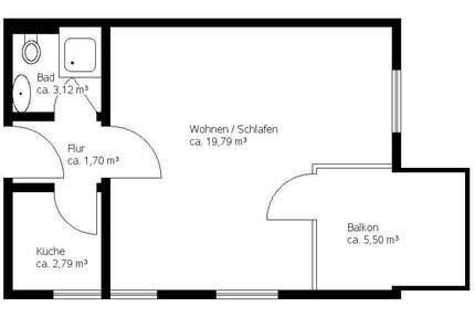 Wohnung zum Mieten in Kesselsdorf 395,00 € 32.9 m²
