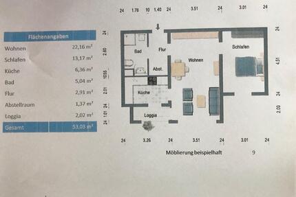 2-Zimmer-Eigentumswohnung - 117.000,00&nbsp;EUR Kaufpreis, ca.&nbsp; 53,00&nbsp;m&sup2; in Bünde (PLZ: 32257)