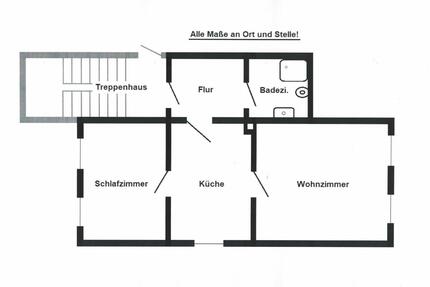 schönerenovierte Single-Wohnung in Schwelm-City zu vermieten.