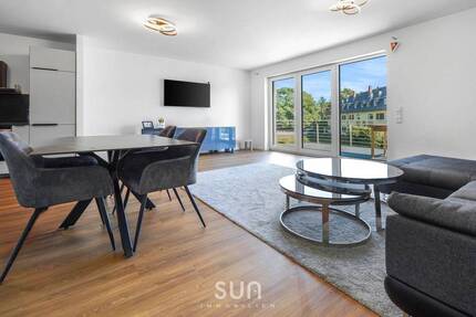 SORGENFREI IN DIE ZUKUNFT: 2023er 3-Zimmer-Wohnung mit Wärmepumpe (A+) in den Niddagärten - Frankfurt am Main Nied