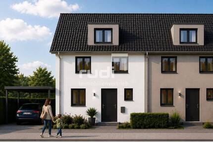 Neubau-Reihenendhaus in ruhiger Lage von Borchen-Dörenhagen - energieeffizient & familienfreundlich - Borchen / Dörenhagen