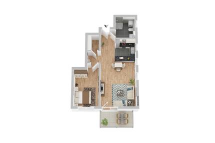 Neubauwohnung 68qm in Knetzgau mit Balkon und Aufzug